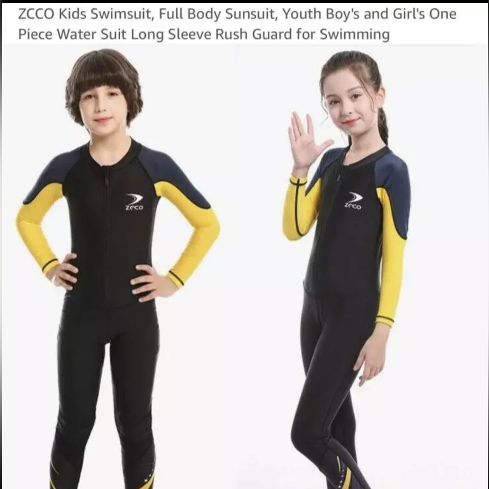 NWT Kids Full Body Wetsuit 90% Neoprene Size S